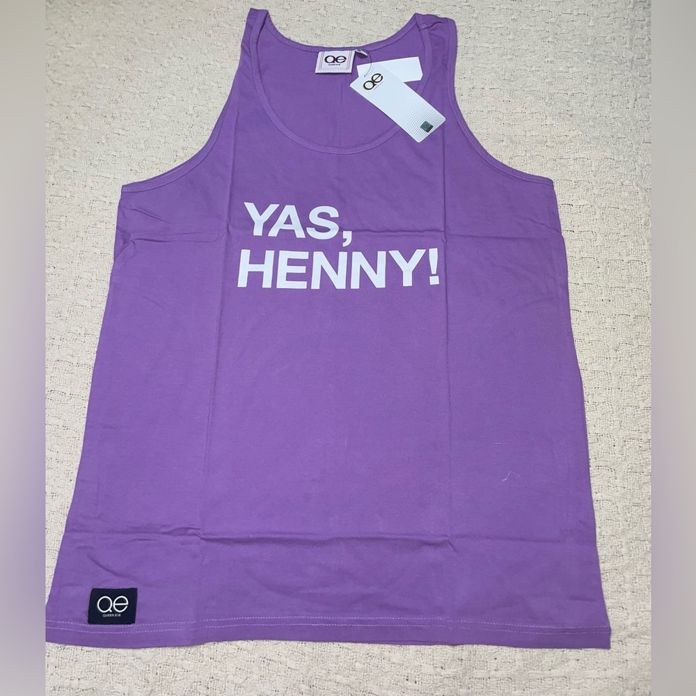 Queer Eye YAS, HENNY Purple Tank Top Men’s XXL